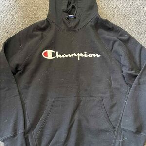 Champion Black Hoodie youth large